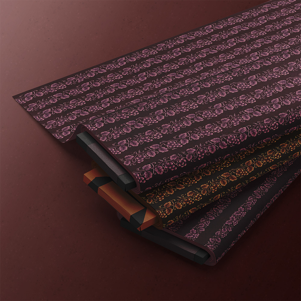 Motif Vigne sur textile