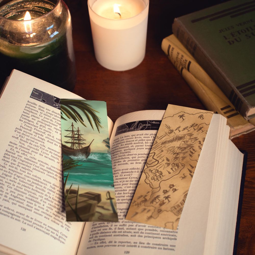 Marque-page L'Ile aux Pirates